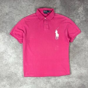 [237] Polo by Ralph Lauren Men's Pink Polo Shirt L Size